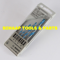 Allesboor Multiconstruction 4 delige set 4 + 5 + 6 + 8mm | 2607018285